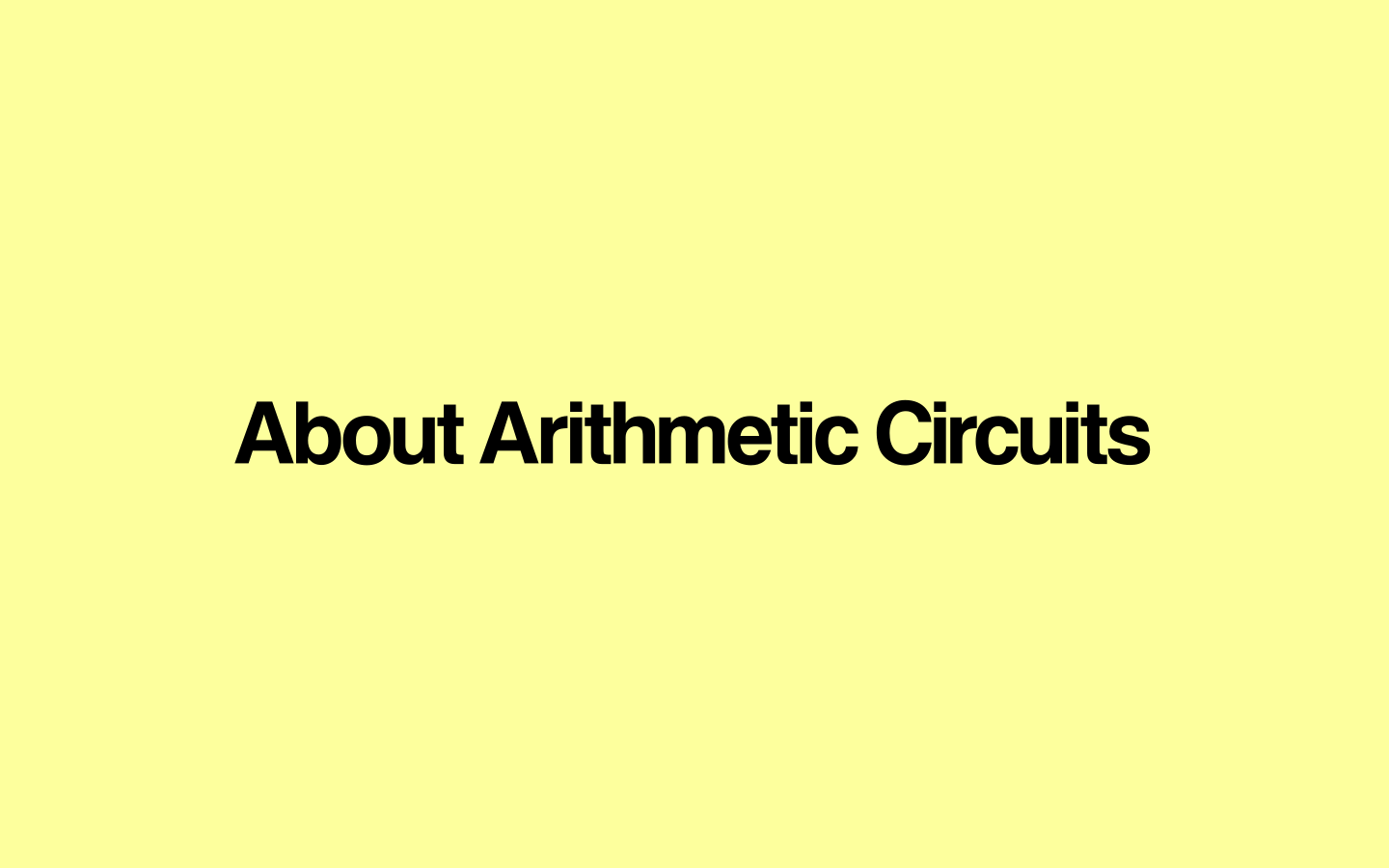 About Arithmetic Circuits | RISC Zero Developer Docs